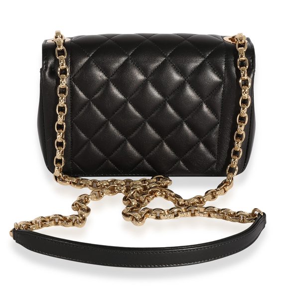Chanel Black Quilted Lambskin Chic With Me Mini Flap Bag - Picture 4 of 7
